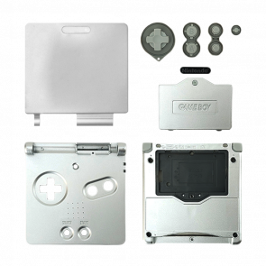 Корпус RMC Game Boy Advance SP Silver Новый - Retromagaz