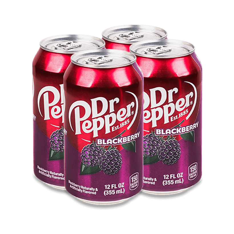 Набір Напій 4шт Dr Pepper Blackberry 355ml - Retromagaz