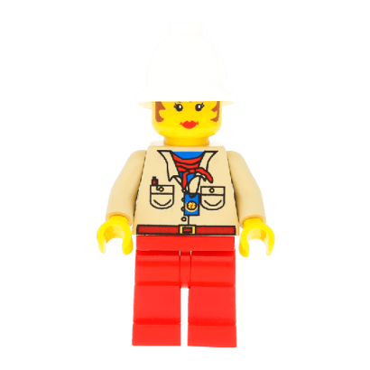 Lego Фигурка Adventurers Miss Gail Storm Мисс Гейл Шторм 5988 2 Ориг Б\У Х - Retromagaz