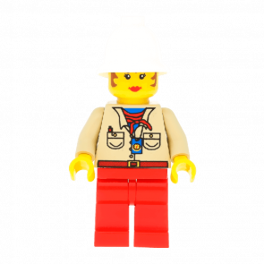 Lego Фигурка Adventurers Miss Gail Storm Мисс Гейл Шторм 5988 2 Ориг Б\У Х