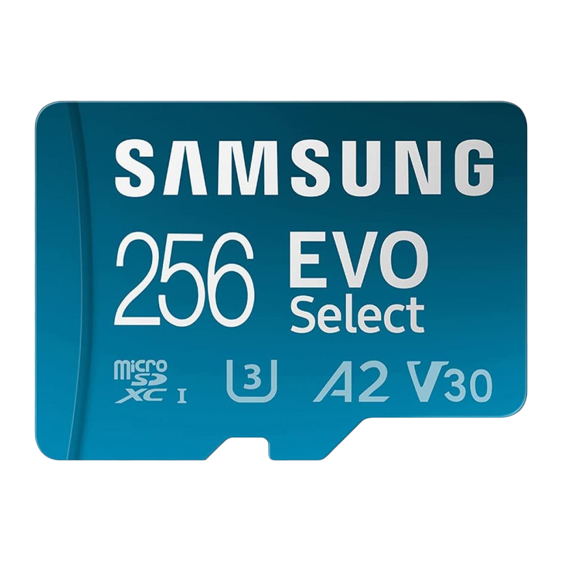 Карта Памяти Samsung Evo Select UHS-I U3 V30 A2 + SD Adapter 256GB - Retromagaz