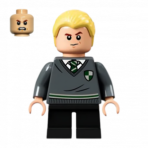 Фігурка Lego Harry Potter Draco Malfoy Slytherin Sweater with Crest Films hp267 Б/У - Retromagaz