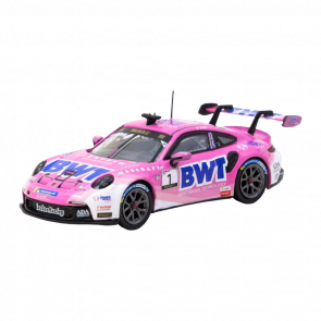Машинка Premium Tarmac Works Porsche Porsche 911 GT3 Cup (992) Porsche Mobil 1 Supercup 2024 GLOBAL64 1:64 T64-093-24PSC01 Pink - Retromagaz