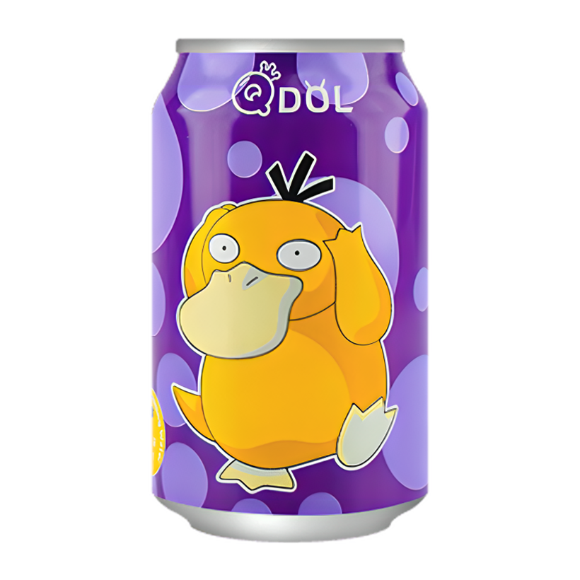 Напій QDol Pokemon Psyduck Grape 330ml - Retromagaz