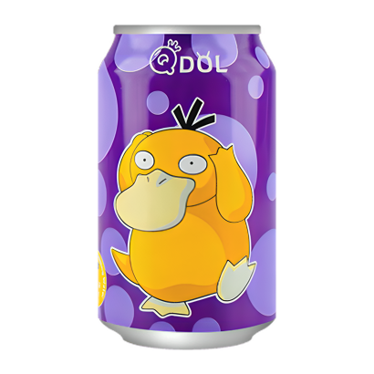 Напій QDol Pokemon Psyduck Grape 330ml - Retromagaz