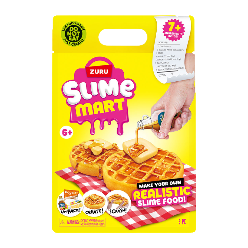 Игровой Набор Zuru Slime Mart Shopping Bag Слайм Бельгийские Вафли 15901D - Retromagaz