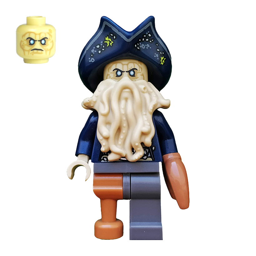 Фігурка Lego Pirates of the Caribbean Davy Jones Films poc031 Б/У - Retromagaz