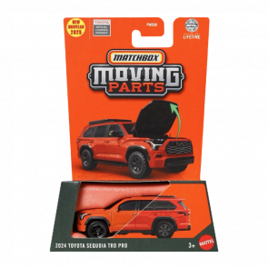 Тематическая Машинка Matchbox 2024 Toyota Sequoia TRD PRO Moving Parts 1:64 JGV33 Orange Тематическая Машинка Matchbox 2024 Toyota Sequoia TRD PRO Moving Parts 1:64 JGV33 Orange - Retromagaz