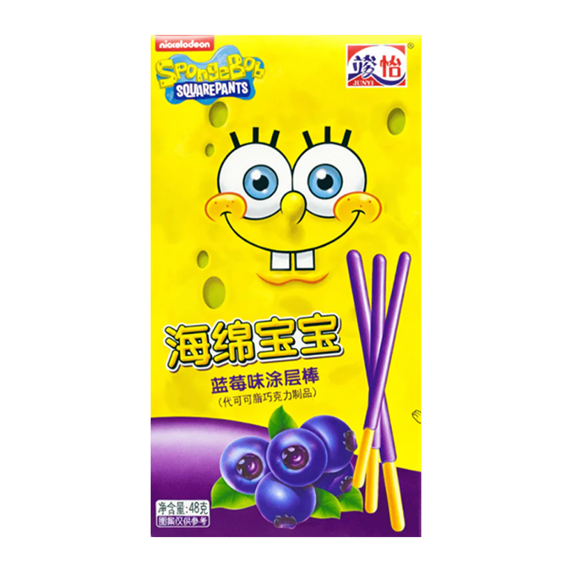 Палочки Junyi Покі Spongebob Губка Боб з Лохиною 48g - Retromagaz
