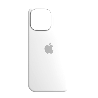 Чехол Силиконовый RMC Apple iPhone 15 Pro Max White - Retromagaz
