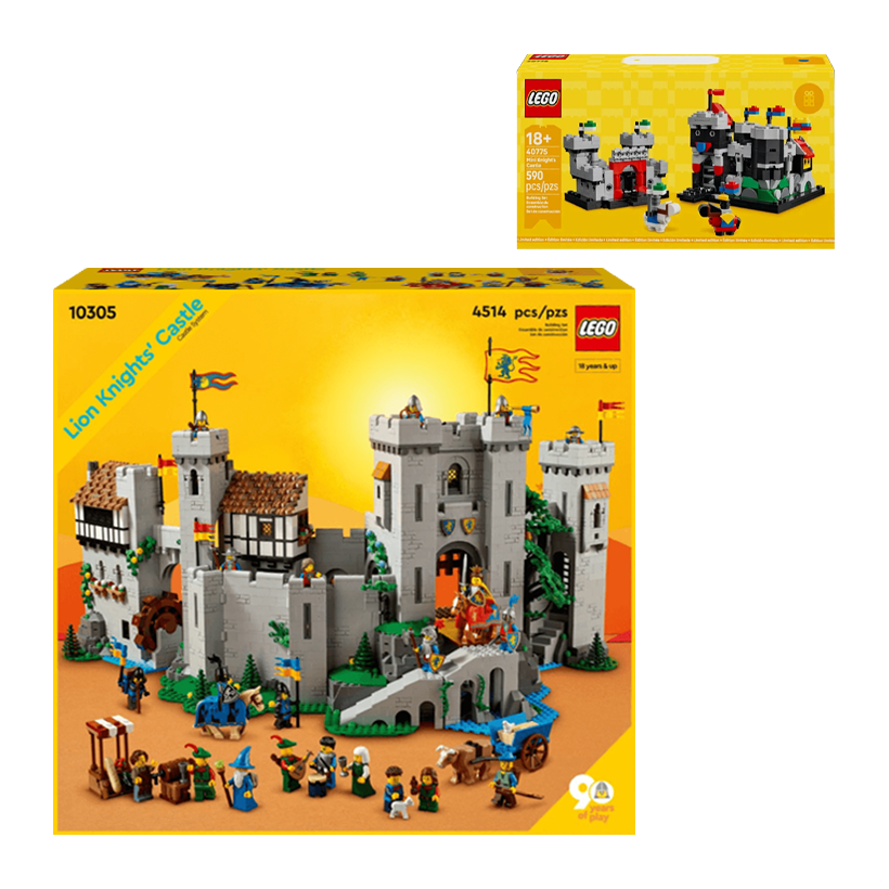 Набір Конструктор Lego Lion Knights' Castle Icons 10305 Новий  + Mini Knight's Castle Limeted Edition - Retromagaz