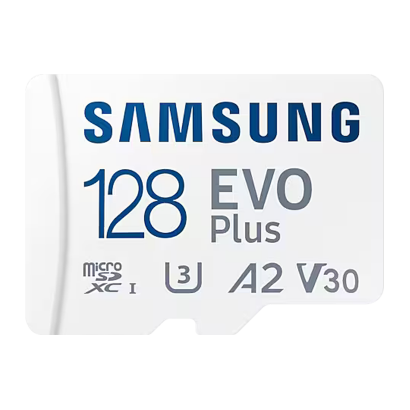 Карта Пам'яті Samsung Evo Plus UHS-I U3 V30 A2 + SD Adapter 128GB - Retromagaz