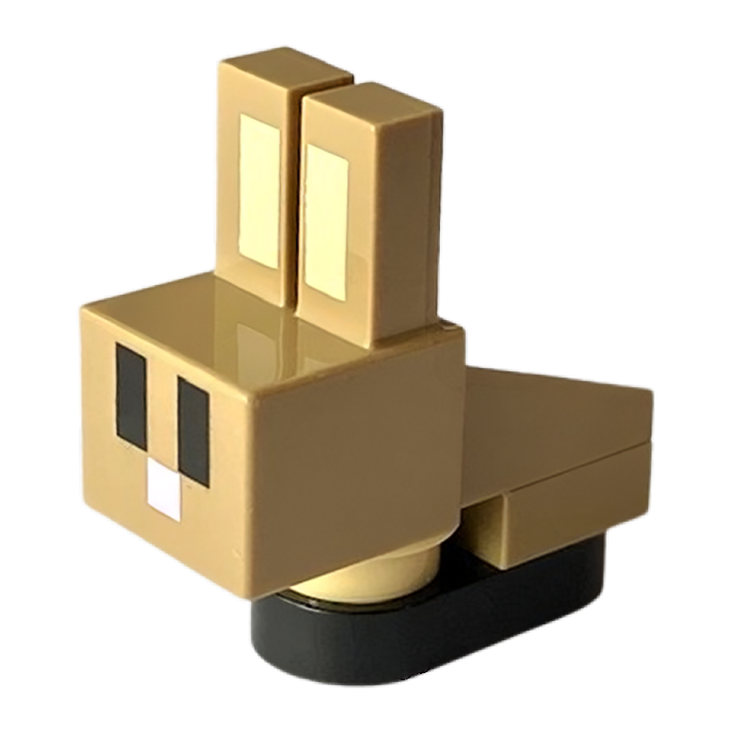 Фигурка Lego Minecraft Bunny Rabbit Baby Dark Tan Brick Built Games minebunny01 Б/У - Retromagaz