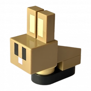 Фигурка Lego Minecraft Bunny Rabbit Baby Dark Tan Brick Built Games minebunny01 Б/У