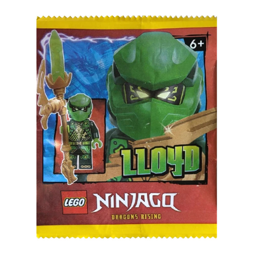 Конструктор Lego Фігурка Lloyd Paper Bag Ninjago 892406 njo0876 Новий - Retromagaz