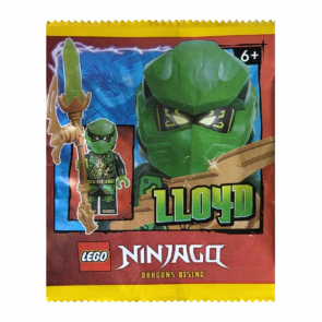Конструктор Lego Фігурка Lloyd Paper Bag Ninjago 892406 njo0876 Новий - Retromagaz