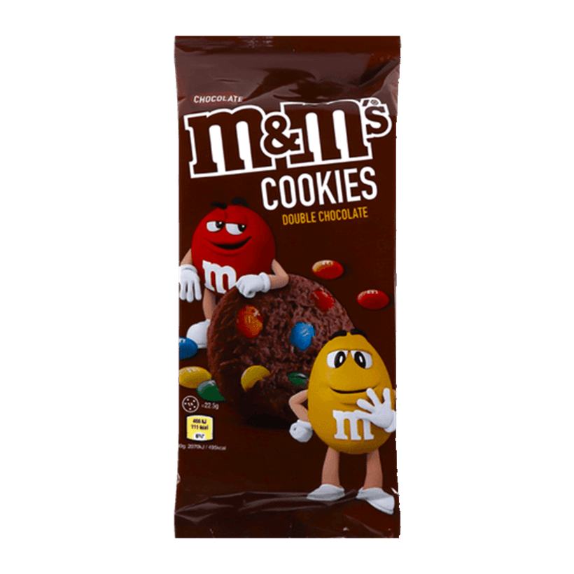 Печиво M&M's з Драже Подвійний Шоколад 180g - Retromagaz