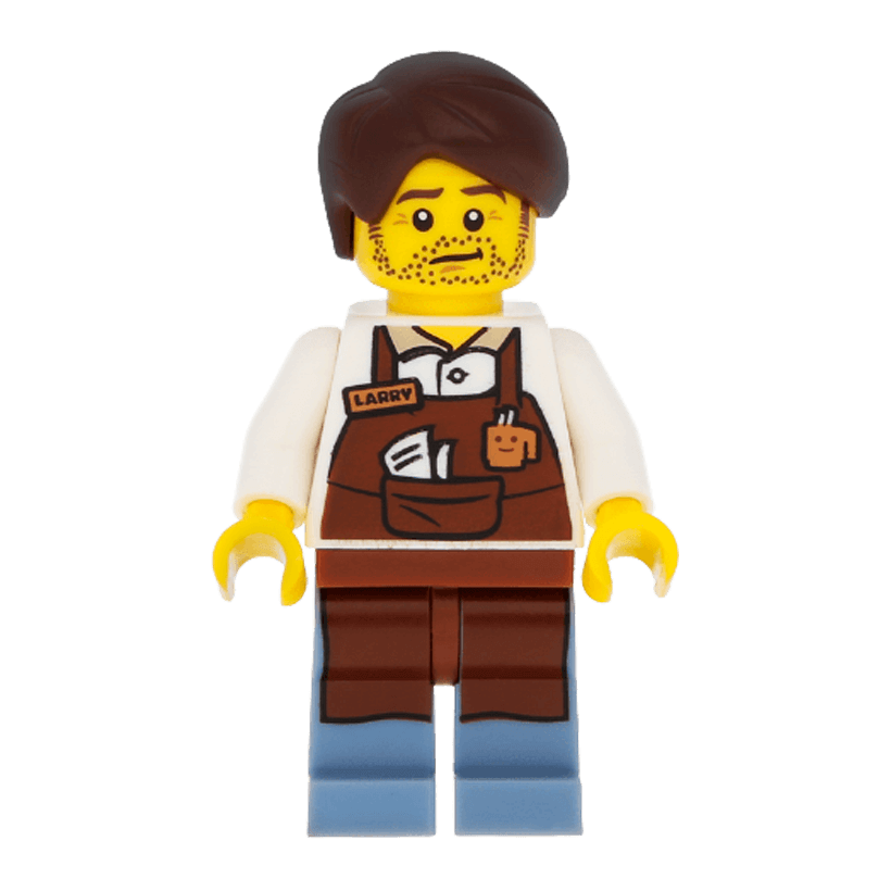 Фігурка Lego The Lego Movie Larry the Barista Cartoons tlm010 Б/У - Retromagaz