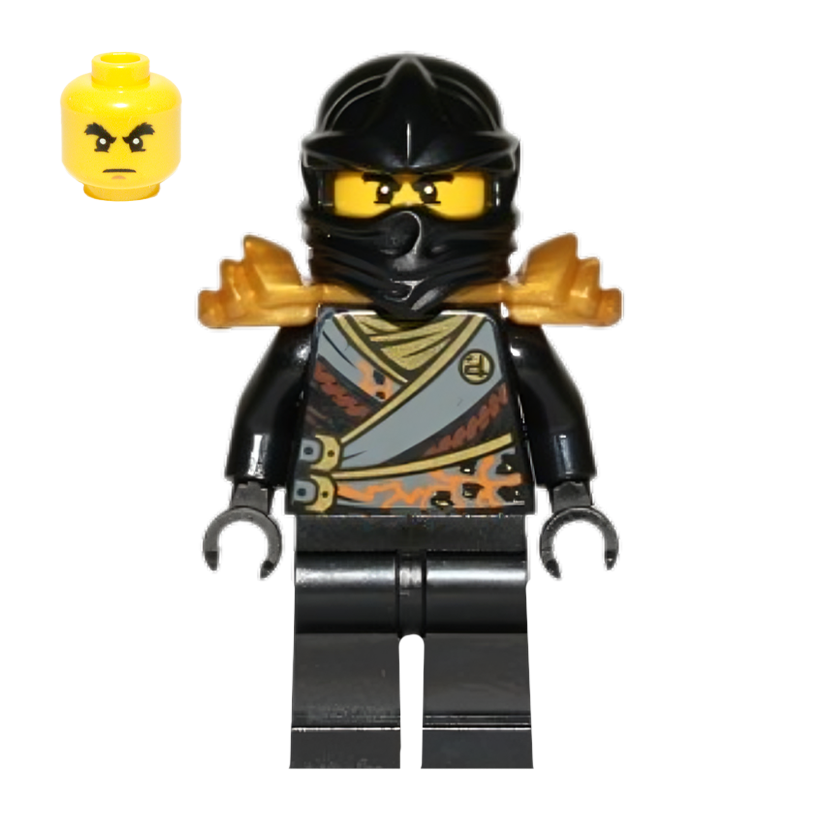 Фигурка Lego Ninja Cole Rebooted Shoulder Armor Ninjago njo0139 Б/У - Retromagaz