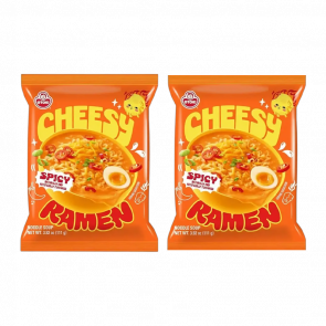 Набор Лапша 2шт Ottogi Cheesy Рамен Острая 111g - Retromagaz