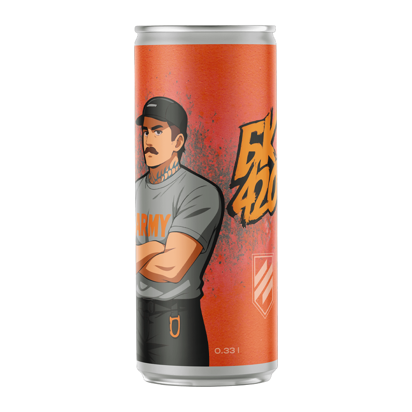 Лимонад Underwood + Третий Армейский Корпус Hot Orange 330ml - Retromagaz
