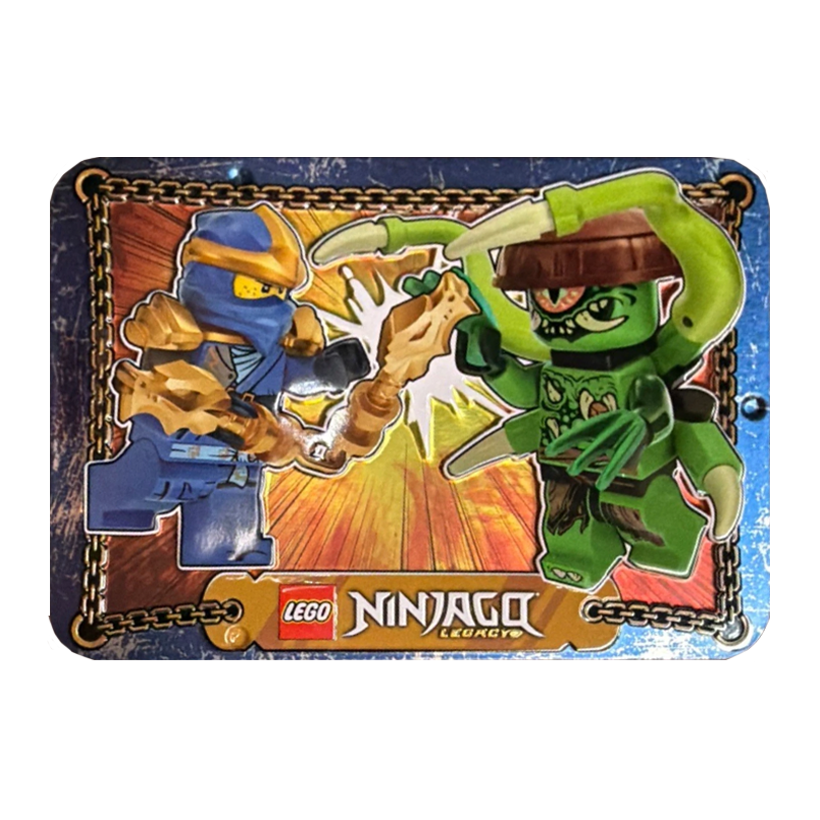 Конструктор Lego Фигурка Jay vs. Mutation Monster Metal Box Ninjago L0002214 njo0998 njo1044 Новый - Retromagaz