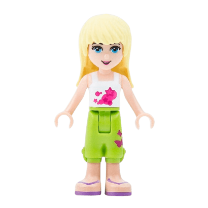 Фігурка Lego Stephanie Lime Cropped Trousers Friends Girl frnd028 Б/У - Retromagaz