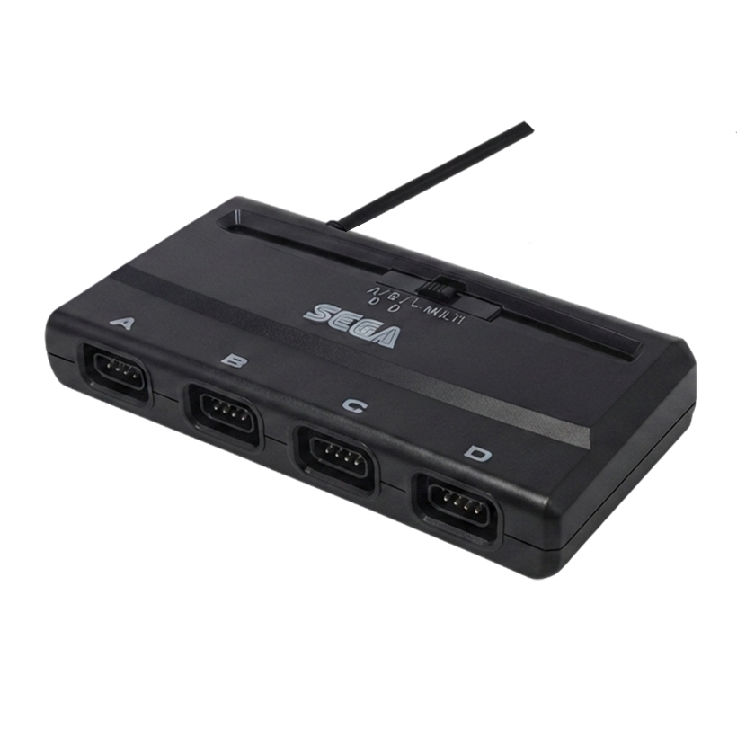 Multitap Проводной Sega Mega Drive HAA-2652 Adapter 4P Black 0.3m Б/У - Retromagaz