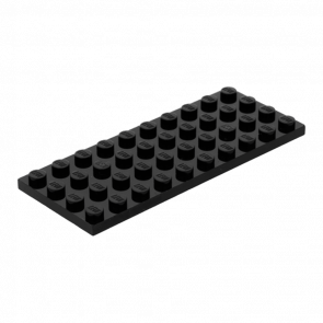 Пластина Lego Обычная 4 x 10 3030 303026 Black 10шт Б/У