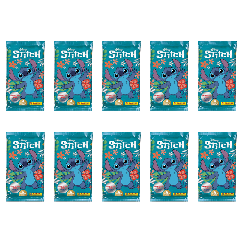 Набор Картки 10шт Стич (6 Карточек в Пакетике) Panini - Retromagaz
