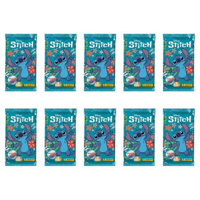 Набор Карточек Стич. Пакетик с 6 карточками PANINI 10шт - Retromagaz