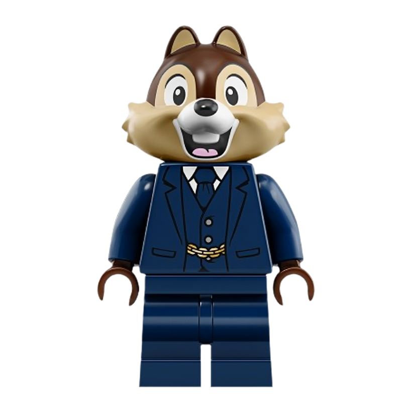 Фігурка Lego Disney Chip Dark Blue Suit Cartoons dis045 Б/У - Retromagaz