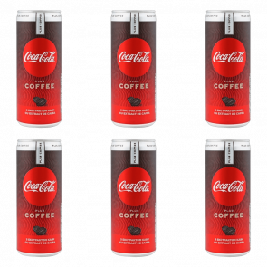 Набор Напиток Coca-Cola Plus Coffe 250ml 6шт - Retromagaz