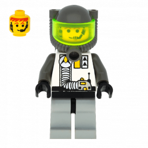 Фігурка Lego Helmet with Breathing Apparatus Space Exploriens sp012 Б/У - Retromagaz
