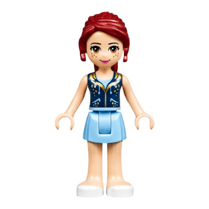 Фігурка Lego Mia Bright Light Blue Skirt Friends Girl frnd126 Б/У - Retromagaz