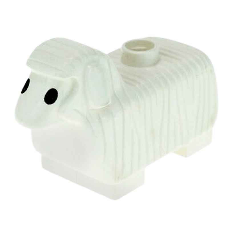 Фигурка Lego Animals Sheep with Flat Ears Duplo dupsheeppb01 Б/У - Retromagaz