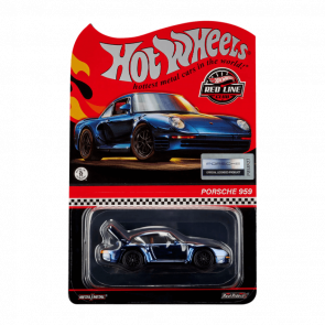 Машинка Premium Hot Wheels Porsche 959 Red Line Club RLC 1:64 JCP15 Blue