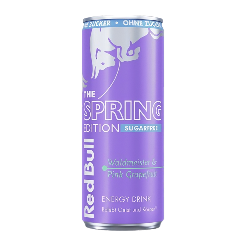 Напій Енергетичний Red Bull Spring Edition Sugar Free 250ml - Retromagaz