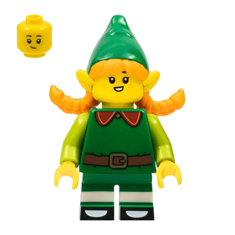 Фигурка Lego Series 23 Holiday Elf Collectible Minifigures col23-5 col402 Б/У - Retromagaz