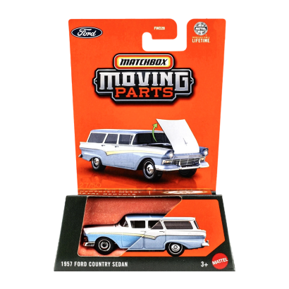 Тематическая Машинка Matchbox Ford Country Sedan Moving Parts 1:64 JBX00 Blue Тематическая Машинка Matchbox Ford Country Sedan Moving Parts 1:64 JBX00 Blue - Retromagaz