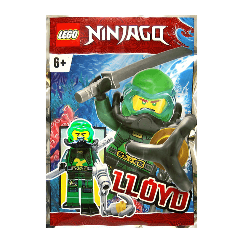 Конструктор Lego Фигурка Lloyd #8 Seabound Scuba Gear Foil Pack Ninjago 892286 njo0702 Новый - Retromagaz
