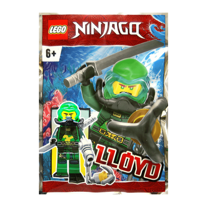 Конструктор Lego Фигурка Lloyd Foil Pack #8 Seabound Scuba Gear Ninjago 892286 njo702 Новый - Retromagaz