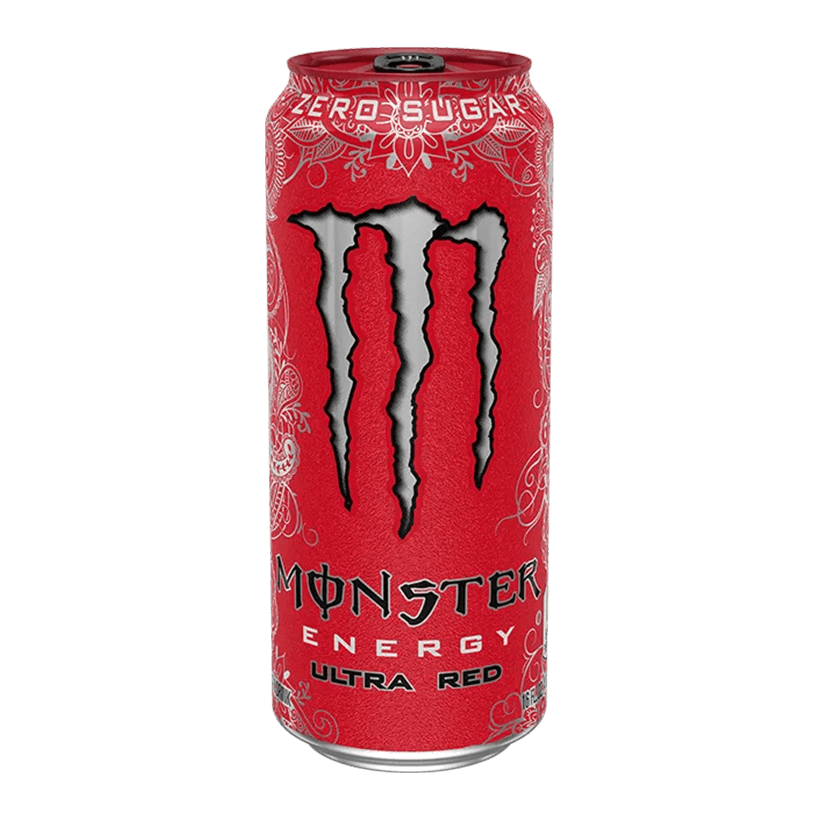 Напиток Энергетический Monster Energy Ultra Red Zero Sugar 500ml - Retromagaz
