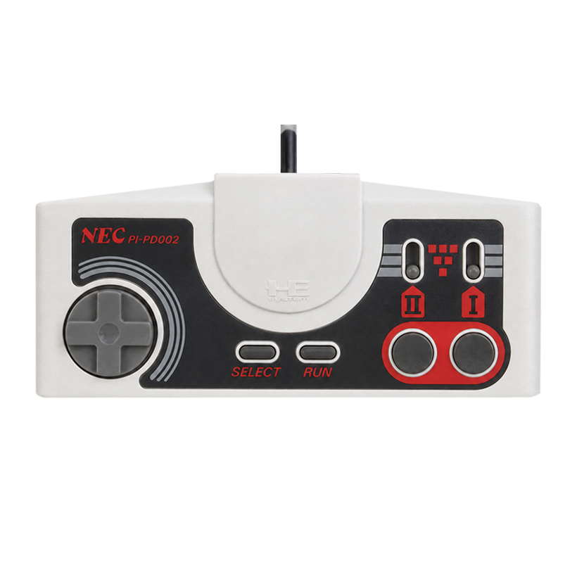 Геймпад Проводной NEC PC Engine PI-PD002 Turbo Pad White 1.2m Б/У - Retromagaz