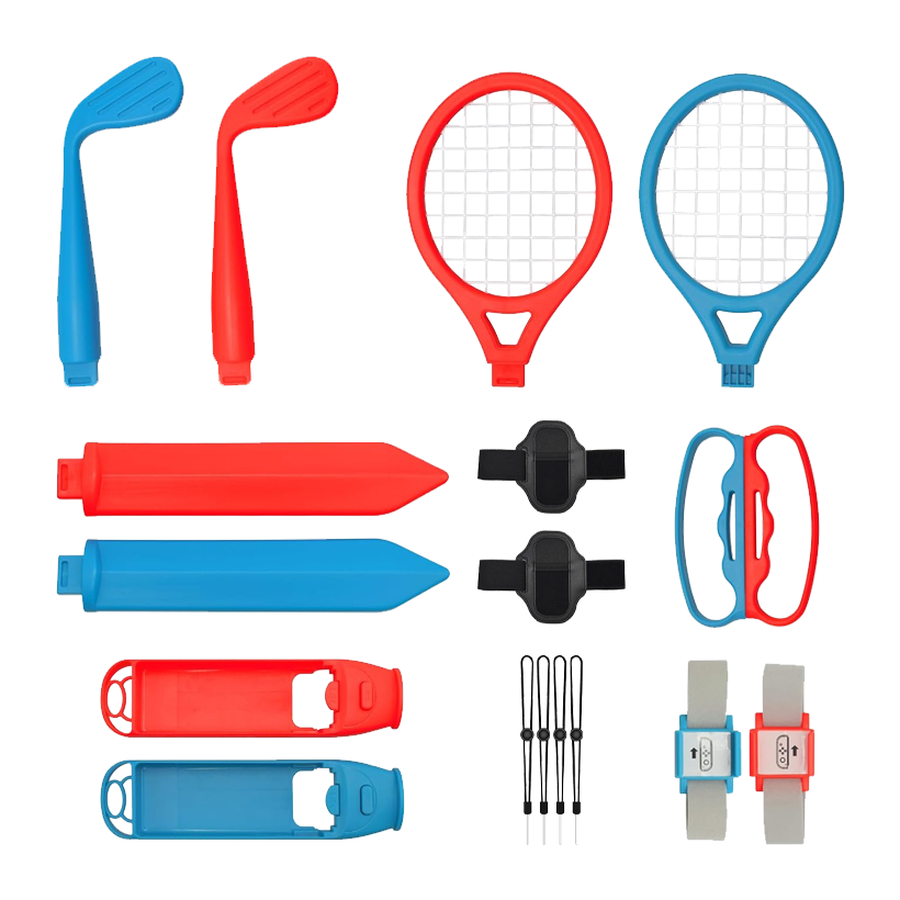Набір Codogoy Switch 12 in 1 Sports Accessories Red Blue Новий - Retromagaz