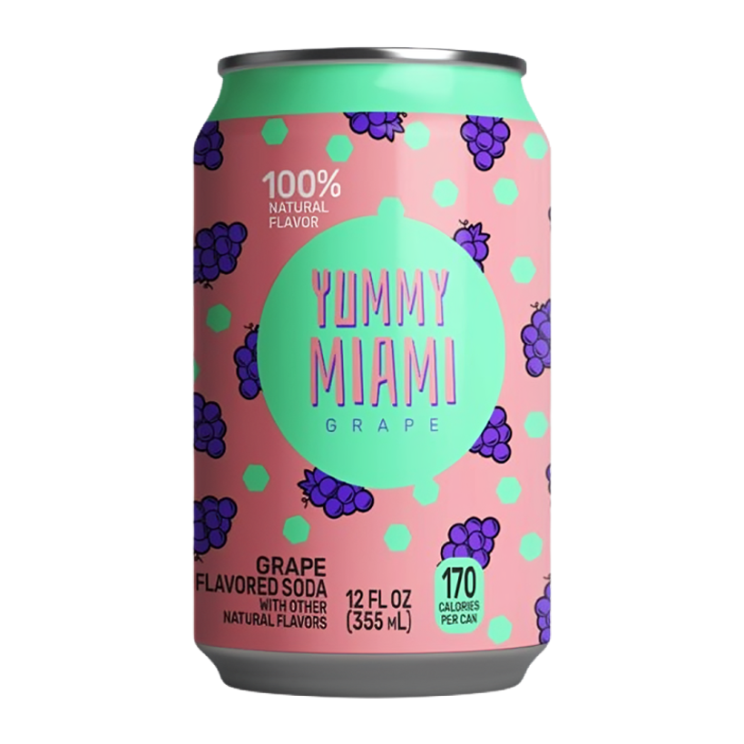 Напій Yummy Miami Grape 355ml - Retromagaz