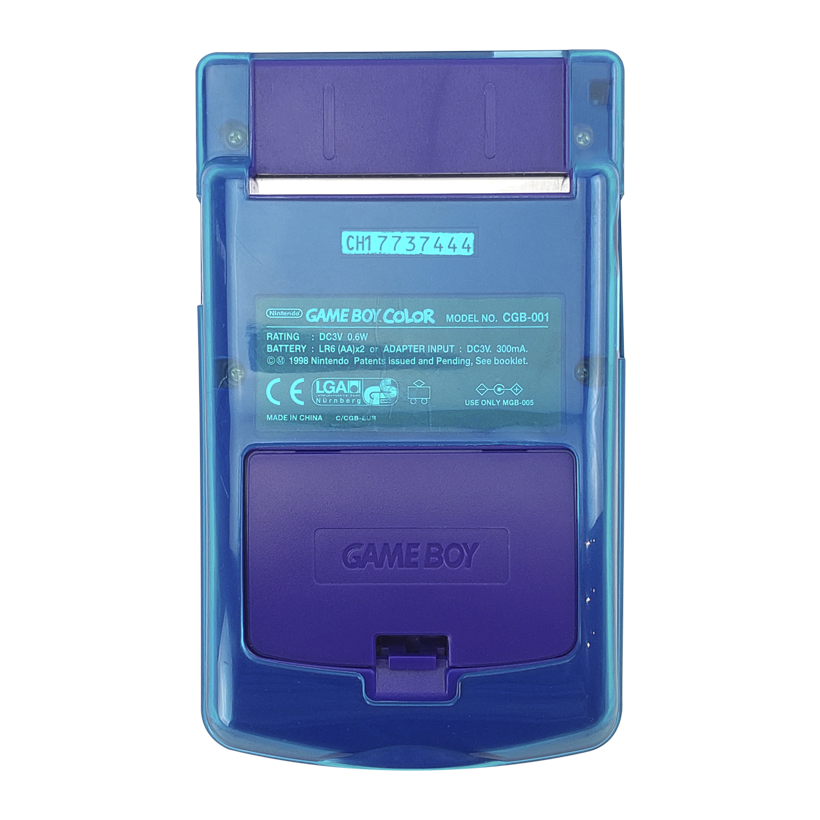 Чехол Силиконовый RMC Game Boy Color Trans-Blue Новый - Retromagaz