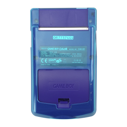 Чехол Силиконовый RMC Game Boy Color Trans-Blue Новый - Retromagaz