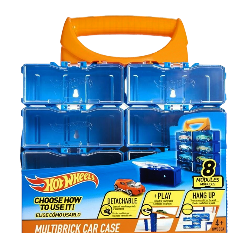 Контейнер Hot Wheels на 8 Машинок 1:64 HWCC8A Blue - Retromagaz