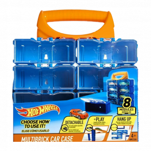 Контейнер Hot Wheels на 8 Машинок 1:64 HWCC8A Blue